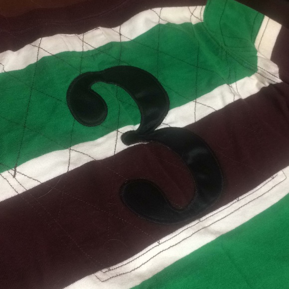 VINTAGE Rugby by Ralph Lauren Cropped Rugby Shirt - Picture 6 of 8